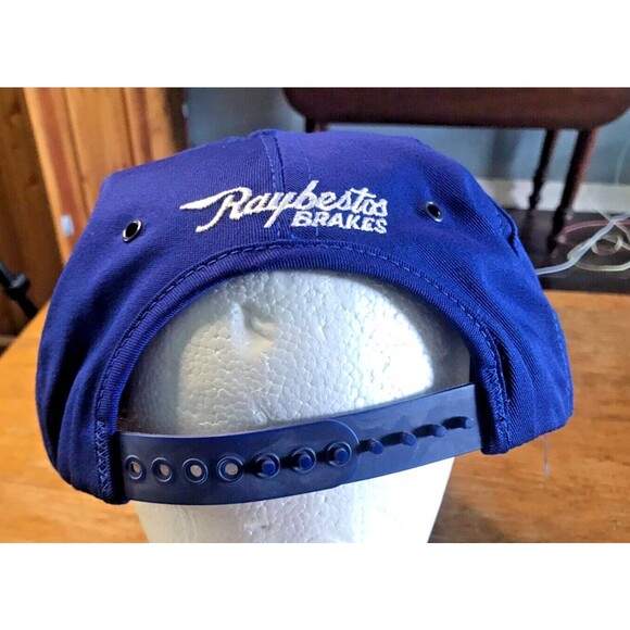 Raybestos Racing Snapback Hat Vintage NASCAR Racing Cap Made In USA Cord - Picture 5 of 9
